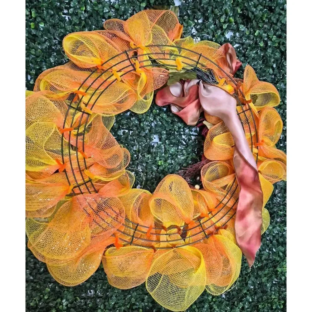 Autumn tulle wreath